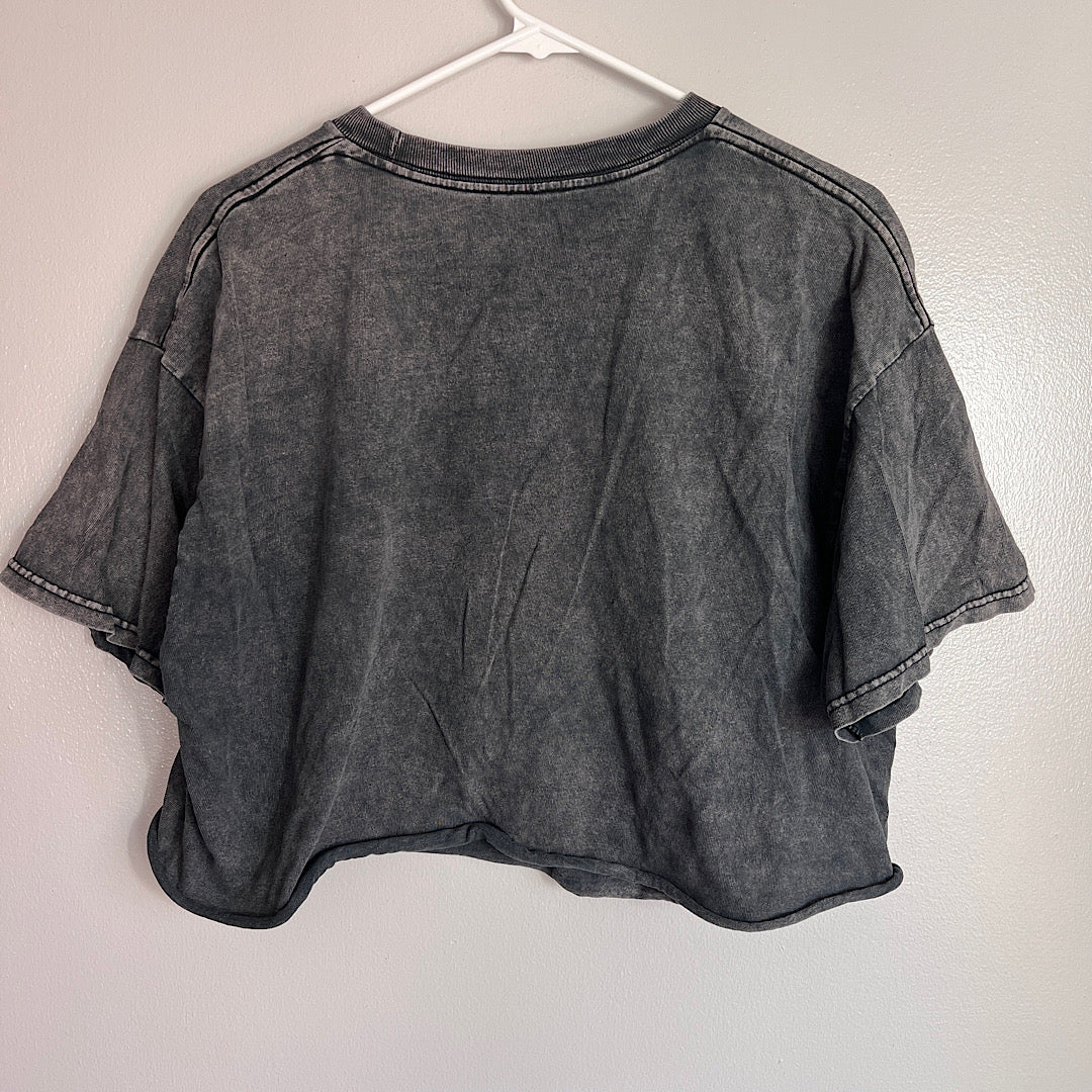 J. Galt Brandy Melville San Francisco Cropped Graphic Tee