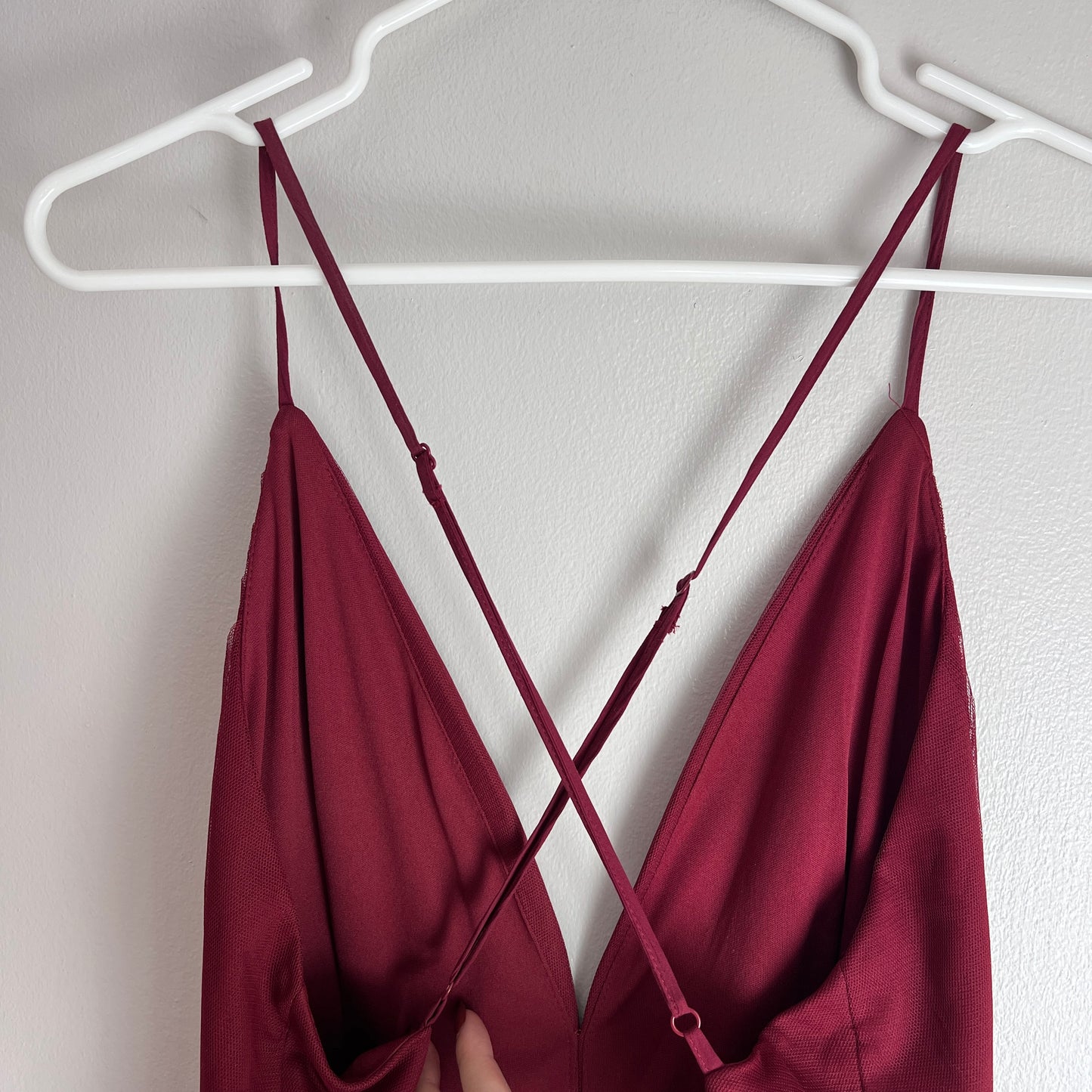 Lulus Rare Beauty Maroon Maxi Dress