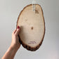 Vintage Horses Wood Slab Live Edge Wall Hanging