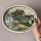 Vintage Currier & Ives American Homestead Autumn Tin Tray