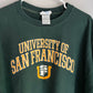 Vintage University of San Francisco Crewneck Sweatshirt