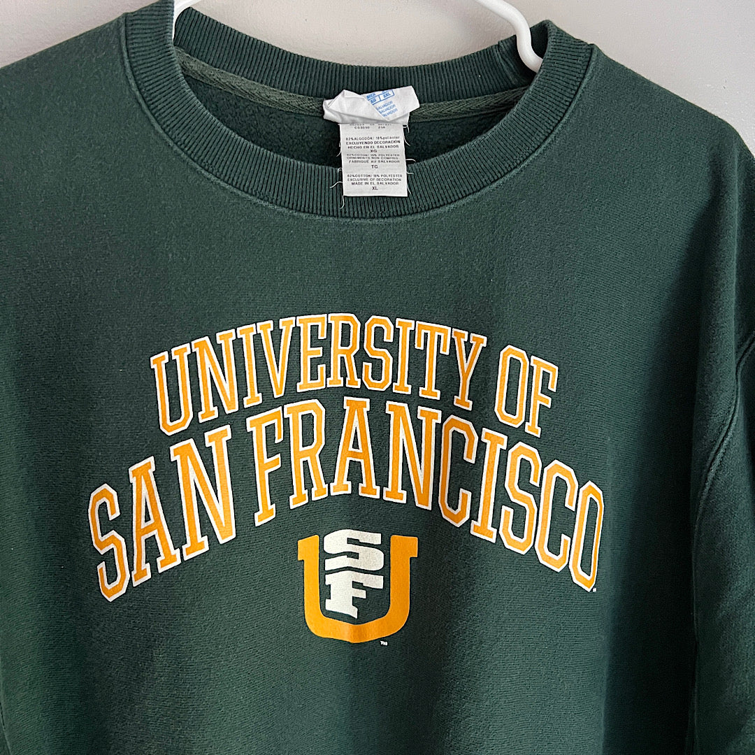 Vintage University of San Francisco Crewneck Sweatshirt