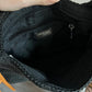 Vintage The Sak Mini Black Crochet Shoulder Handbag
