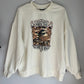 Vans Off The Wall Minds Eye Flower Cream Crewneck Sweatshirt