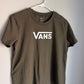 Vans Olive & White Graphic Tee