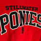 Stillwater Ponies Champion Embroidered Red Crewneck Sweatshirt