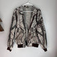 Vintage Cabelas White Camo Bomber Jacket