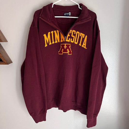 MN College Sports 1/4 Zip Sweatshirt