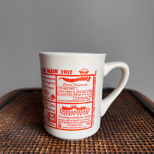 Diner Advertisement Mug (orange)