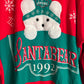 Vintage 1992 Dayton's Santabear Christmas Nighty Sweatshirt