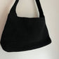Vintage The Sak Mini Black Crochet Shoulder Handbag