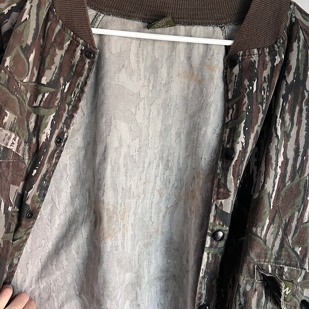 Vintage Realtree Spartan Camo Bomber Jacket & Cargo Pants Set