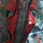 Vintage '80s Current Seen Denim Flannel Lined Jacket