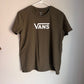 Vans Olive & White Graphic Tee
