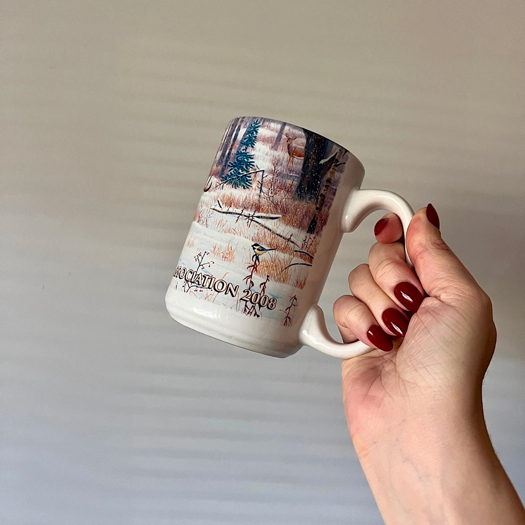 Vintage 2008 Minnesota Deer Hunter's Association Ceramic Mug