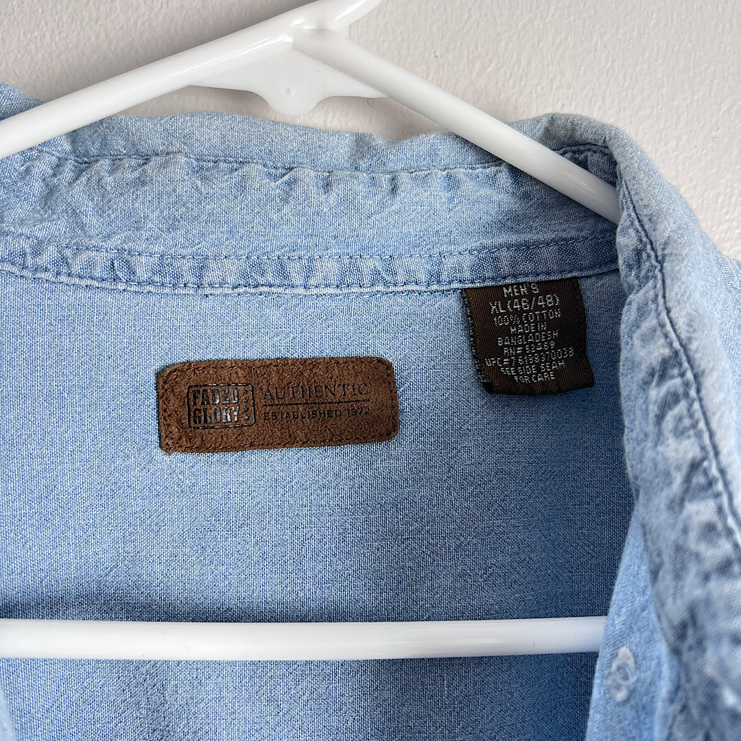 Vintage Faded Glory Denim Shirt