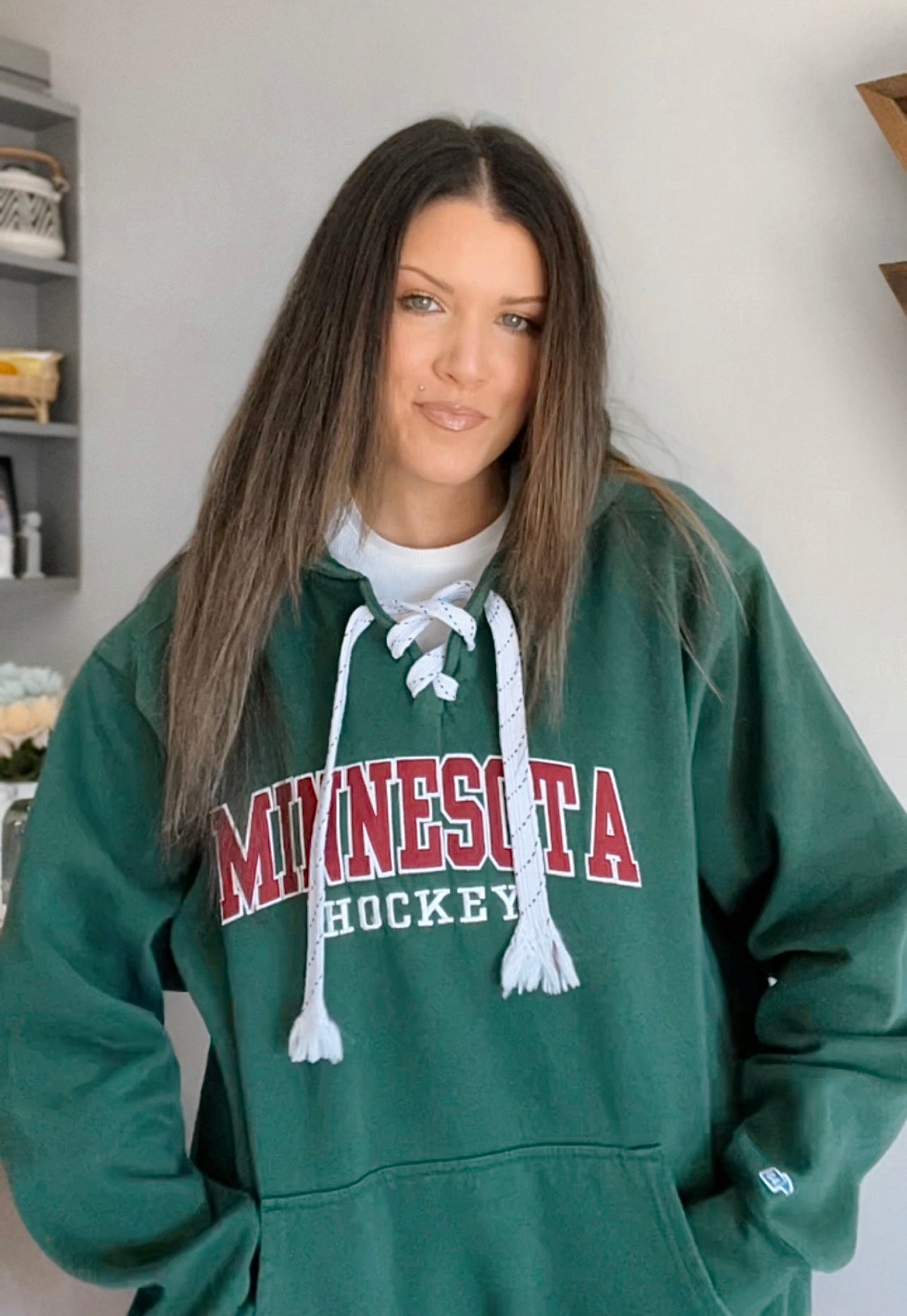 MN Hockey Heavy Hoodie Sweatshirt