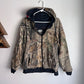 Vintage Buck Wear Camo Zip Up Sweatshirt Reversible