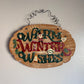 Vintage Warm Winter Wishes Wood Sign