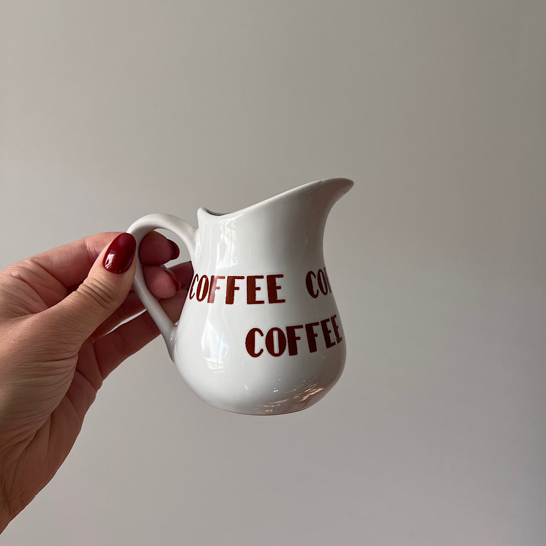 Vintage Gibson Mini Ceramic Coffee Pitcher