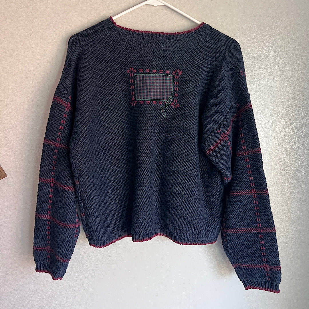 Vintage Christopher & Banks Hand Embroidered Sweater
