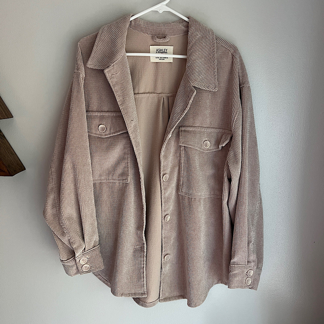 Corduroy Light Weight Shacket