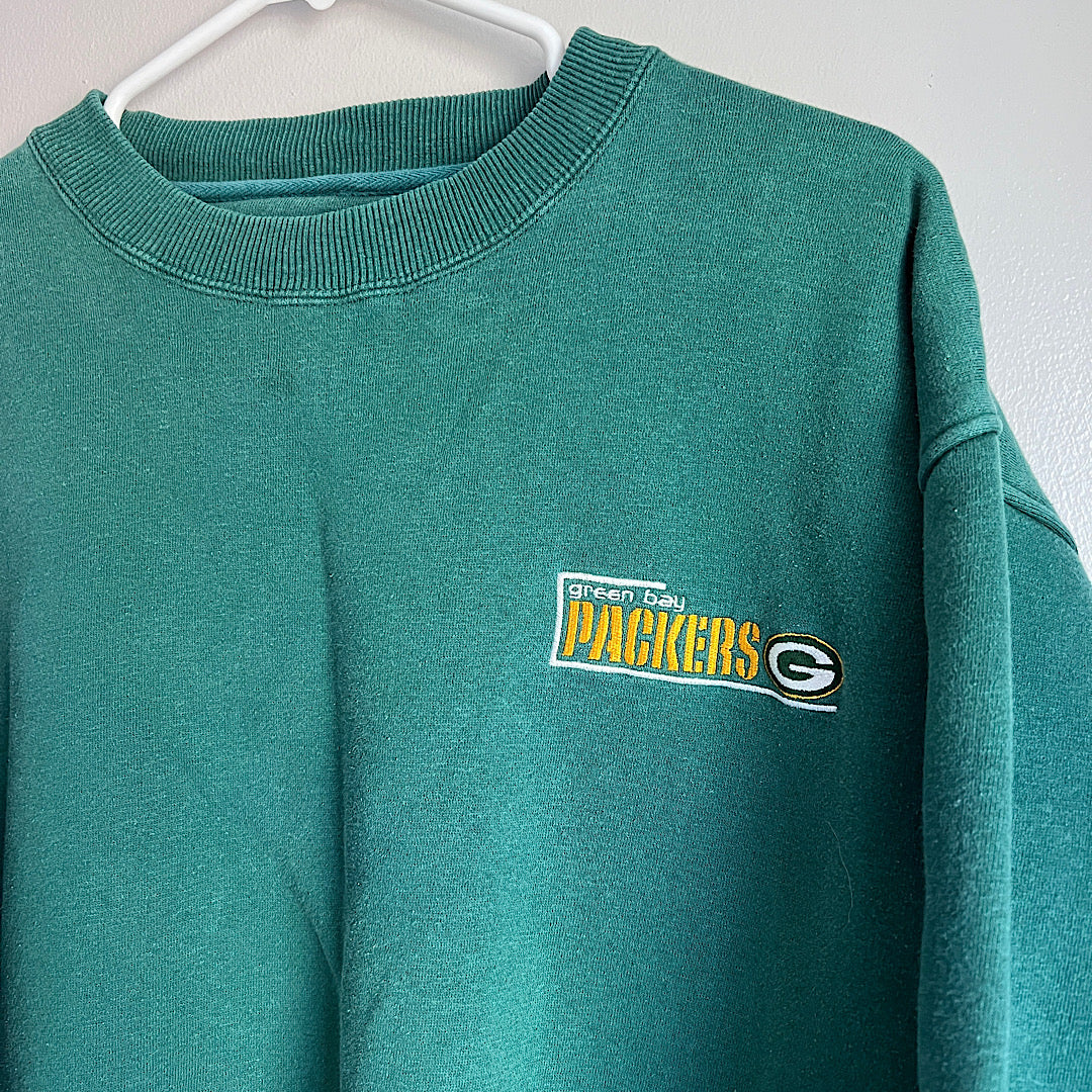 Vintage Packers Embroidered Crewneck Sweatshirt