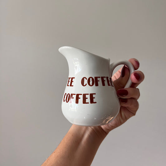Vintage Gibson Mini Ceramic Coffee Pitcher