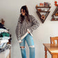 Vintage Towncraft Striped Knit Sweater