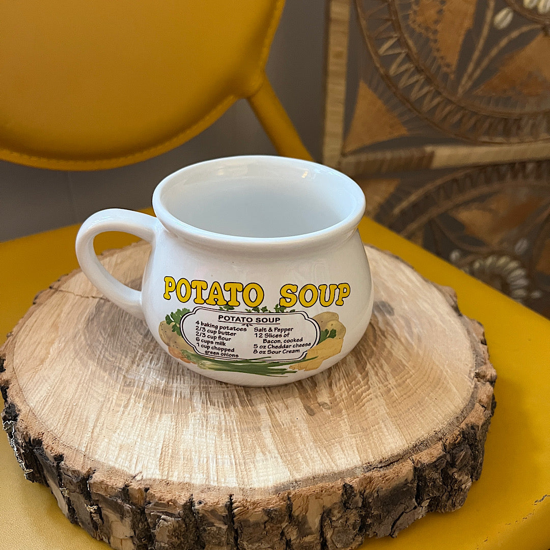 Vintage Potato Soup Mug