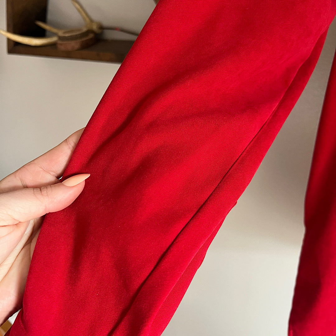 Vintage Sag Harbor Red Button Up Shirt