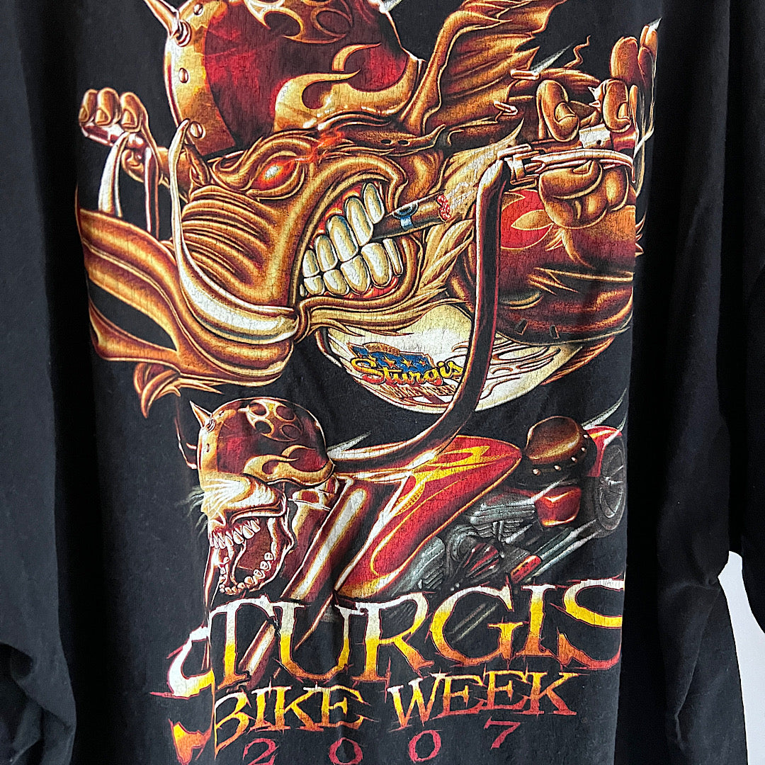 Vintage '07 Sturgis Bike Week Graphic Tee