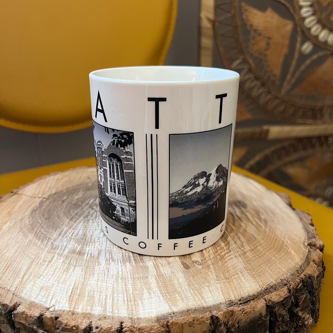 Vintage '03 Starbucks Seattle City Scenes Series Large Mug