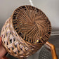 Vintage Wicker Woven  Plant Basket - Large