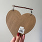 Vintage Welcome to Our Cabin Heart Sign