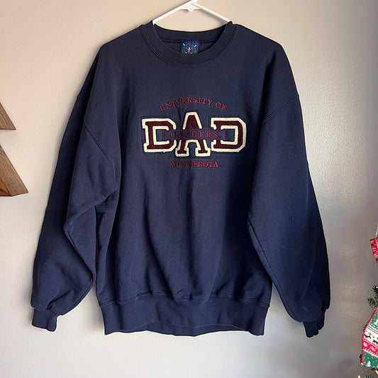 Vintage UofM Gophers Dad Crewneck Sweatshirt