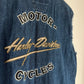 Vintage Harley Embroidered Denim Vest