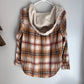 American Eagle Hooded Flannel