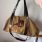 Deer Canvas Duffel Weekender Bag