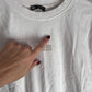 Zara cropped Paris Tee