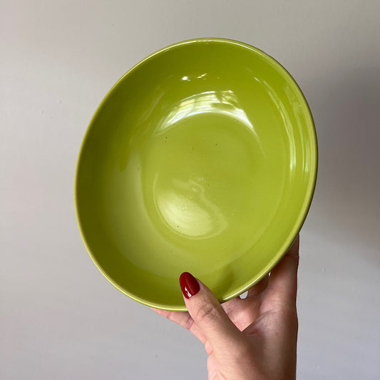 Lime Green Dinner Bowl