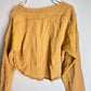 UO Mustard Cropped Long Sleeve