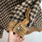 Vintage Moose Lake Lodge Plaid & Leather Jacket