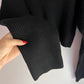 Black Turtleneck Cropped Sweater