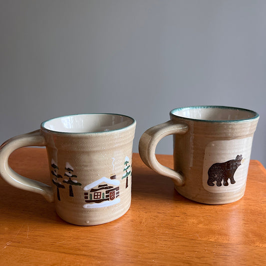 Vintage Sonoma Lodge Mugs (set of 2)