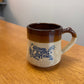 Vintage Home Sweet Home Tea Bag Holder Mug