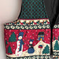 Vintage Handmade Quilted Snowman Christmas Vest