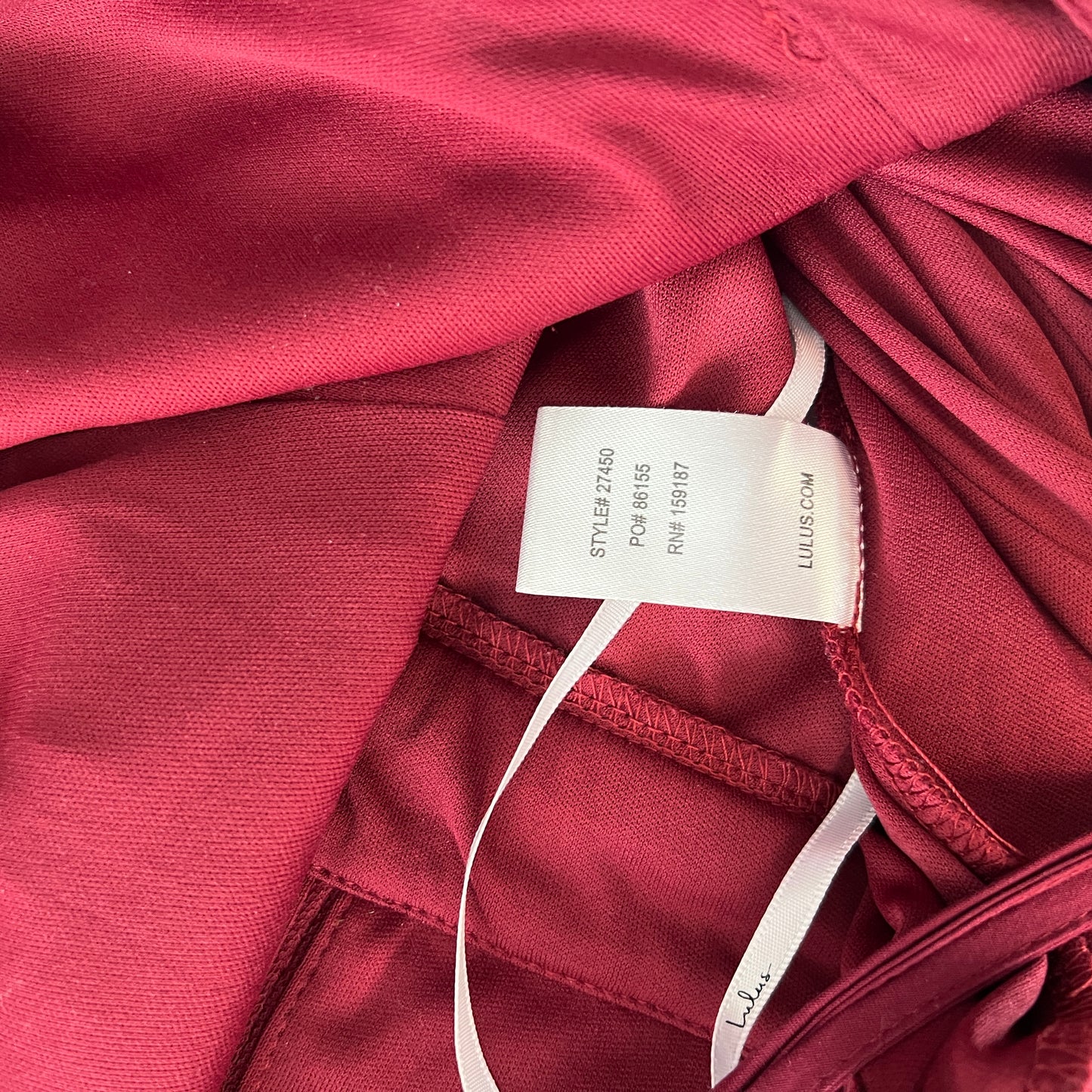 Lulus Rare Beauty Maroon Maxi Dress