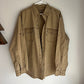 Vintage Faded Glory Tan Denim Button Up Shirt