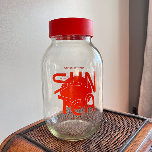 Vintage Glass Sun Tea Jar
